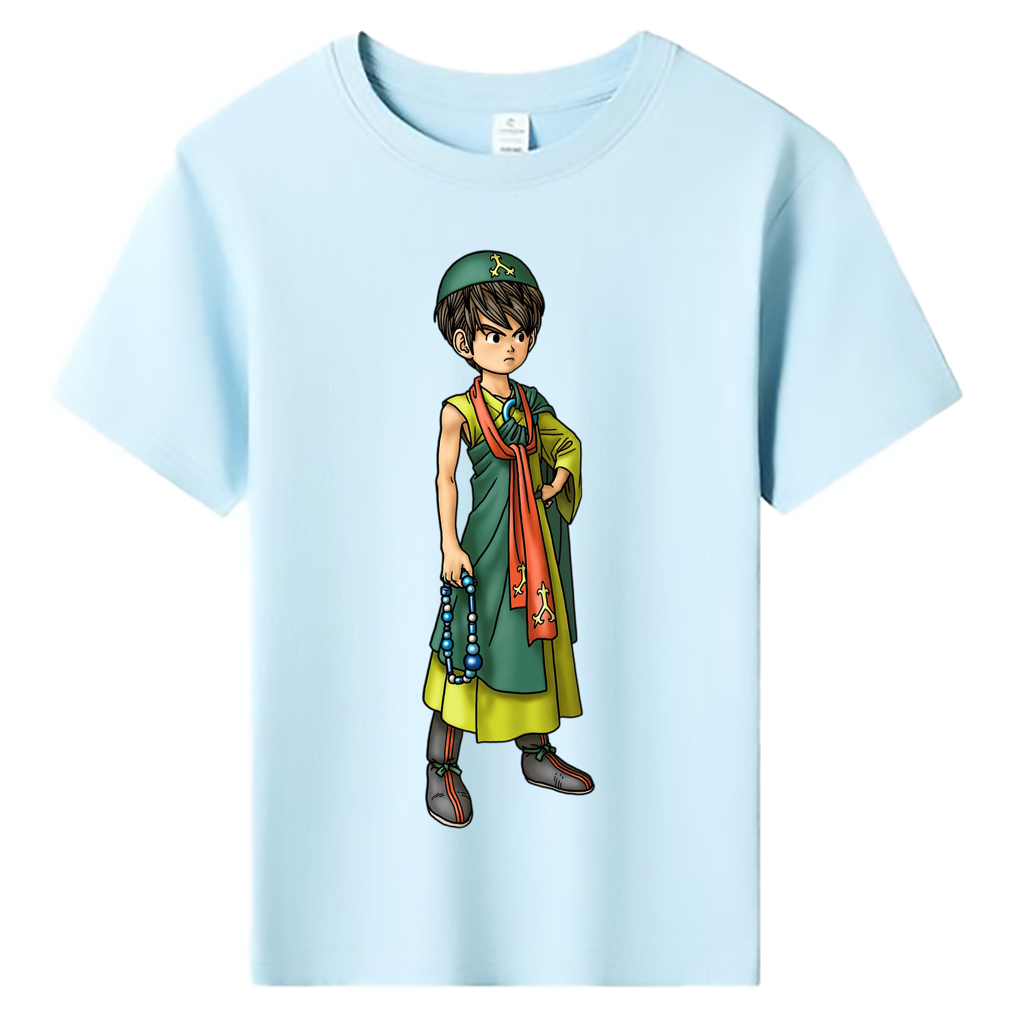 （画像用） ドラゴンクエスト Doragon Kuesuto Dragon Quest 綿100％キッズTシャツ（フロントプリント）